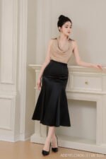 Áo tay ngắn kiểu ANF 195 be pc4