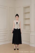 Áo gile KGF019.C2406 xám 3