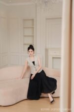 Áo gile KGF019.C2406 xám 4