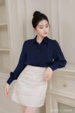 Áo sơ mi tay dài ADB179 xanh than pc1