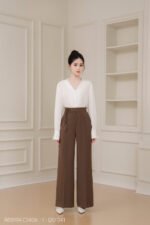 Áo sơ mi tay basic ADB194 trắng pc6