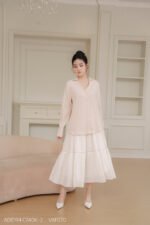 Áo sơ mi tay basic ADB194 be pc2