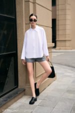 Áo sơ mi tay dài ADF196 trắng pc4