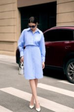 Đầm midi DB001 xanh pc3