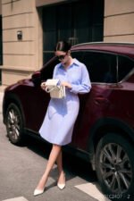 Đầm midi DB001 xanh pc4