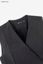 Áo Blazer - Bố Xước - Vàng - KBF023-24.C2407 - Ảnh 4