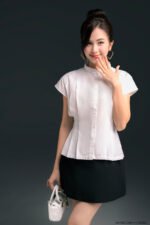 Áo sơ mi tay ngắn ANF 205 trắng pc1