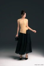 Áo gile KGF026 vàng pc1