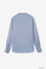 Áo Sơ Mi Tay Dài Basic ADB218 xanh 2D pc2