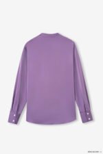 Áo Sơ Mi Tay Dài Basic ADB218 tím 2D pc3