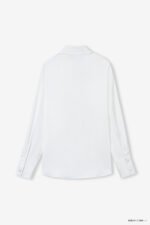 Áo Sơ Mi Tay Dài Basic ADB215 trắng 2D pc3