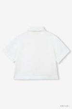 Áo Sơ Mi Tay Ngắn Basic ANB217 trắng 2D pc2