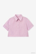 Áo sơ mi tay ngắn ANB217 hồng pc3