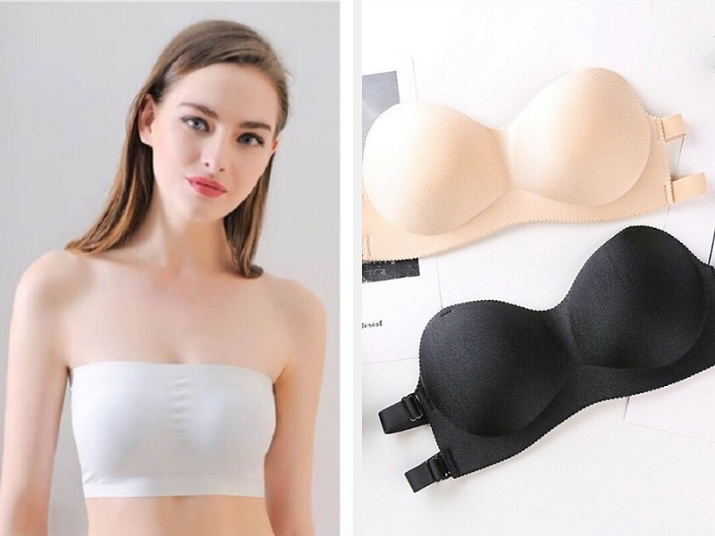 Áo Bra Không Dây Là Gì? Bí Quyết Chọn & Phối Đồ Hoàn Hảo 13 Áo bra không dây độn mút - Áo bra không dây nâng cao vòng 1