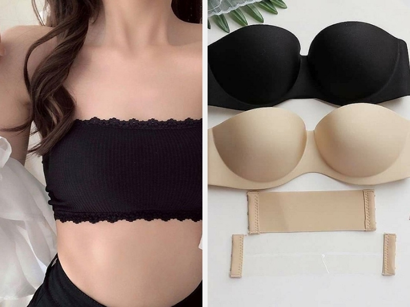 Áo Bra Không Dây Là Gì? Bí Quyết Chọn & Phối Đồ Hoàn Hảo 14 Áo bra không dây cúp ngang - Áo bra không dây đa năng