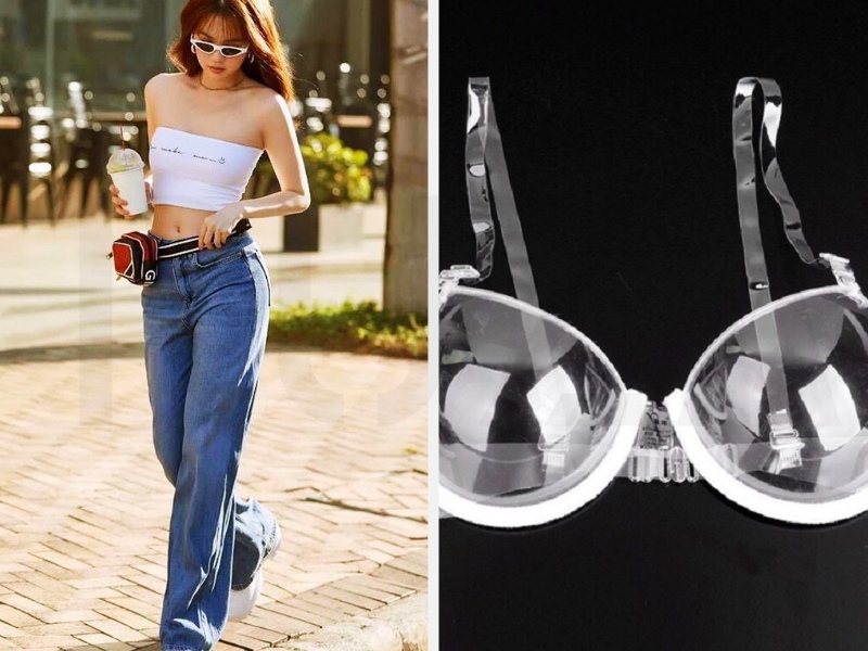 Áo Bra Không Dây Là Gì? Bí Quyết Chọn & Phối Đồ Hoàn Hảo 16 Áo bra, quần culottes