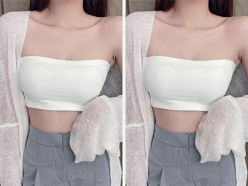 Áo Bra Không Dây Là Gì? Bí Quyết Chọn & Phối Đồ Hoàn Hảo 18 Chọn áo bra không dây theo dáng người