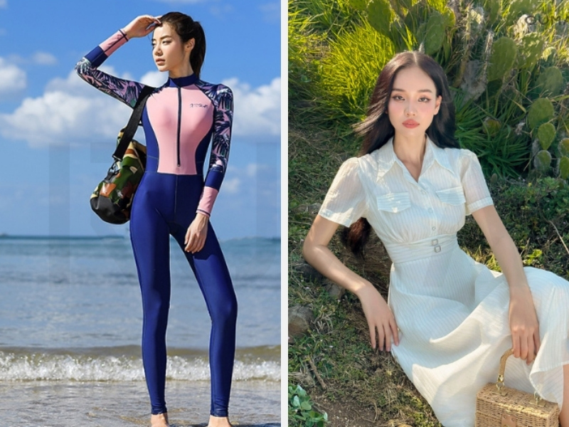 Đi Đảo Bình Hưng Mặc Đồ Gì? Gợi Ý Trang Phục Du Lịch Biển Phù Hợp 8 Trang phục đi biển và dạo quanh biển