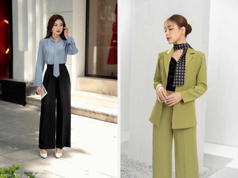 Mặc Gì Khi Đi Tiệc Tân Gia? Gợi Ý Trang Phục Đẹp Và Phù Hợp 16 Áo lụa hoặc blazer