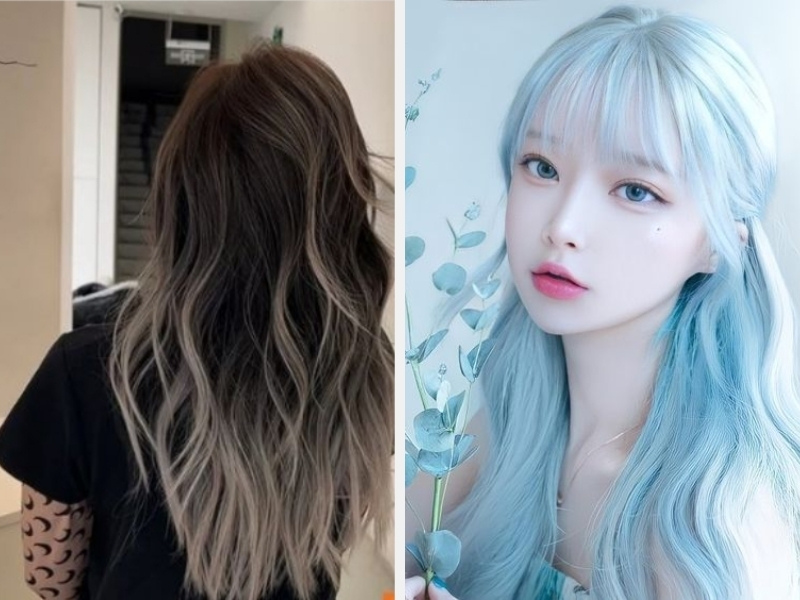 Màu Tóc Bạch Kim Thời Thượng: Xu Hướng Mới Cho Năm 2025 13 Bạch kim tông lạnh hoặc ánh xanh