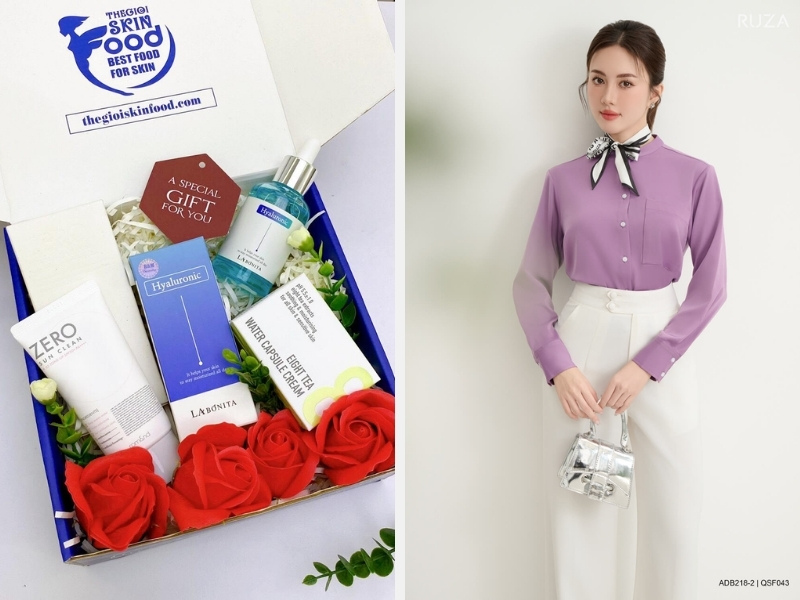 Top Quà Tặng 20/10 Đặc Biệt, Tinh Tế Dành Cho Phụ Nữ 10 Mỹ phẩm hoặc quần áo thời trang