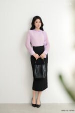 Áo sơ mi tay dài basic ADB211 tím pc3