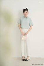 Áo sơ mi tay ngắn ANB217 xanh ngọc pc1