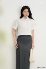 Áo sơ mi tay ngắn ANB217 trắng pc2