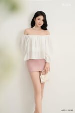 Áo sơ mi tay ngắn ALF212 trắng pc2