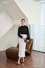 Áo sơ mi tay dài basic ANB216 đen pc1