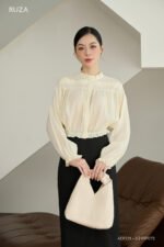 Áo sơ mi tay dài ANF221 Kem pc2