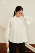 Áo Sơ Mi Tay Dài Basic ADB227 trắng pc2