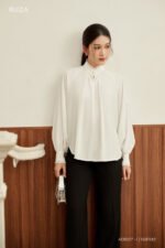 Áo Sơ Mi Tay Dài Basic ADB227 trắng pc4