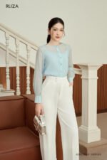 Áo Sơ Mi Tay Dài Basic - (Có 2 Màu) - ADB228 - Ảnh 11