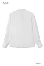 Áo sơ mi tay dài basic ADB230 trắng pc4