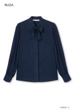 Áo sơ mi tay dài basic ADB230 xanh đen pc5