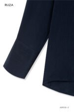 Áo sơ mi tay dài kiểu ADF233 xanh đen pc1