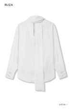 Áo sơ mi tay dài kiểu ADF239 trắng pc4