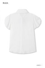 Áo sơ mi tay ngắn basic ANB235 trắng pc1