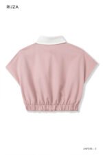 Áo tay ngắn kiểu ANF236 hồng pc1