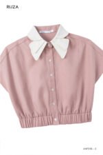 Áo tay ngắn kiểu ANF236 hồng pc3