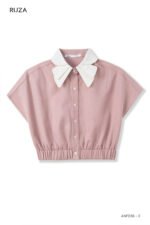 Áo tay ngắn kiểu ANF236 hồng pc4