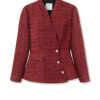 Áo Khoác Tweed Nữ RUZA Dáng Công Sở - KTF031 32 26 KTF032-5