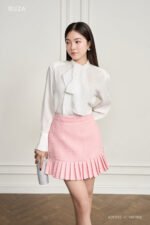 Áo sơ mi tay dài kiểu ADF2233 trắng pc1