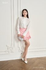 Áo sơ mi tay dài kiểu ADF2233 trắng pc2