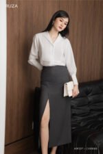 Áo sơ mi tay dài ADF237 trắng pc3