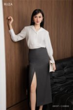 Áo sơ mi tay dài ADF237 trắng pc2