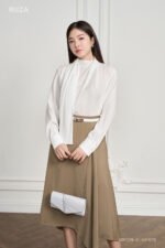 Áo sơ mi tay dài ADF239 trắng pc3