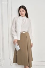 Áo sơ mi tay dài ADF239 trắng pc1