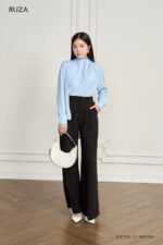 Áo sơ mi tay dài ADF239 xanh pc2